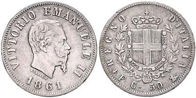 Vittorio Emanuele II. 1861-1878 - Münzen und Medaillen