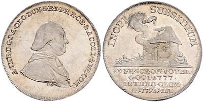 Anton Theodor Graf Colloredo 1777-1801 - Münzen und Medaillen