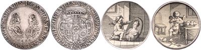 Eggenberg, Fürstentum, Gradisca, Grafschaft, Johann Christian und Johann Seyfried, Herzöge von Krummau 1649-1664 - Coins and medals