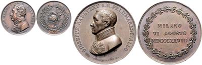 FM Graf Radetzky von Radetz 1766-1858 - Mince a medaile