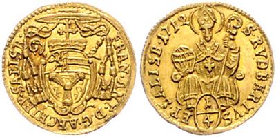 Franz Anton v. Harrach, GOLD - Münzen und Medaillen