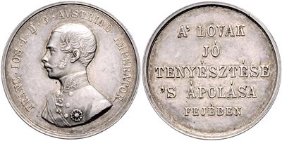 Franz Josef I. Prämien für Pferdezucht und Pferdepflege - Coins and medals