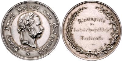 Franz Josef I. Staatspreis für Landwirtschaftliche Verdienste, 1870 - Monete e medaglie