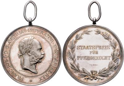 Franz Josef I. Staatspreis für Pferdezucht - Coins and medals