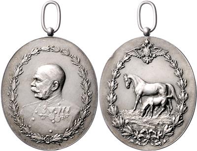 Franz Josef I. Staatspreis für Pferdezucht - Mince a medaile