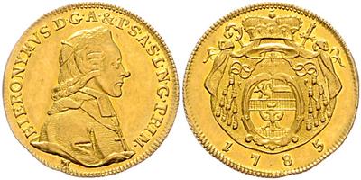 Hieronymus v. Colloredo GOLD - Coins and medals