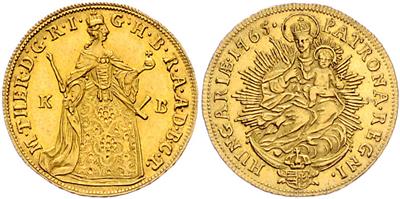 Maria Theresia, GOLD - Coins and medals