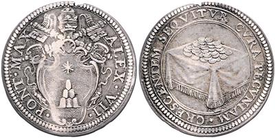 Alexander VII. 1655-1667 - Mince a medaile
