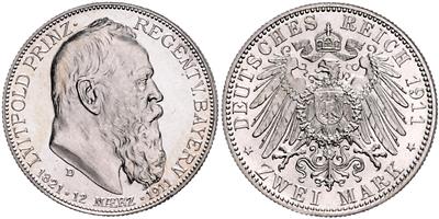 Bayern, Prinzregent Luitpold 1886-1912 - Münzen und Medaillen