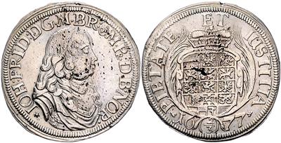 Brandenburg Ansbach, Johann Friedrich 1667-1686 - Münzen und Medaillen