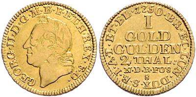 Braunschweig Lüneburg, Georg II. von England 1727-1760. GOLD - Monete e medaglie