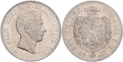 Braunschweig, Wilhelm 1831-1884 - Münzen und Medaillen
