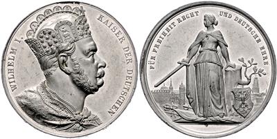 Frankfurt/ Wilhelm I. - Coins and medals