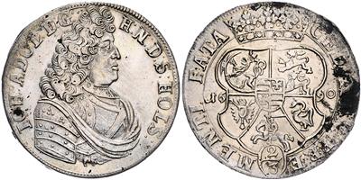 Holstein, Johann Adolf von Plön 1671-1704 - Mince a medaile