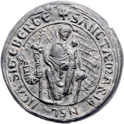 Kloster ZwiefaltenSiegeberg, Siegel des 14./15. Jh. - Mince a medaile