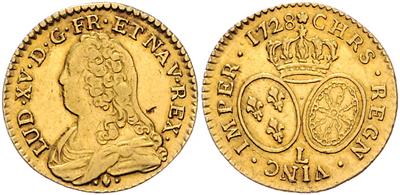 Louis XV. 1715-1774 GOLD - Münzen und Medaillen