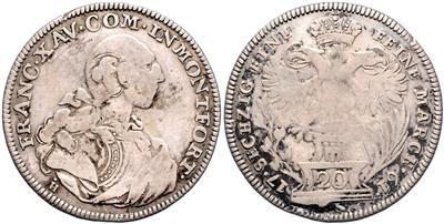 Montfort, Franz Xaver 1758-1780 - Mince a medaile