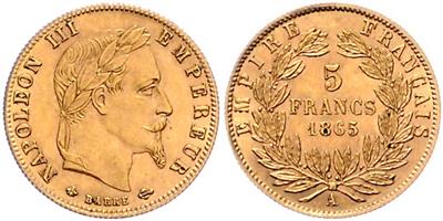 Napoleon III. 1852-1870, GOLD - Coins and medals