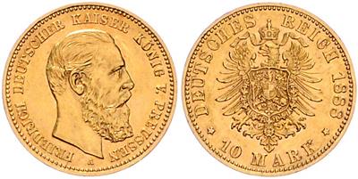 Preussen, Friedrich 1888, GOLD - Münzen und Medaillen