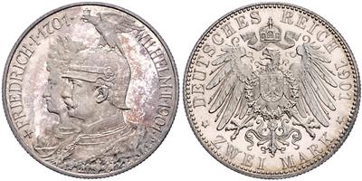 Preussen, Wilhelm II. 1888-1918 - Monete e medaglie