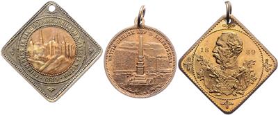 Sachsen- 800 Jahrfeier des Hauses Wettin - Coins and medals