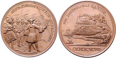 Sachsen A. L., Friedrich August I 1694-1733 - Mince a medaile