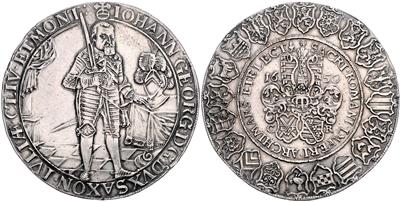 Sachsen A. L., Johann Georg I. 1615-1656 - Mince a medaile