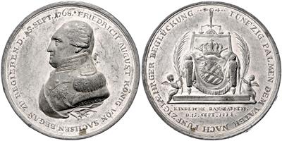Sachsen, Friedrich Augsut I. 1806-1827 - Münzen und Medaillen