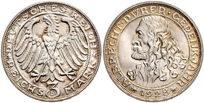 Weimarer Republik - Coins and medals