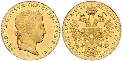 Ferdinand I. GOLD - Mince a medaile