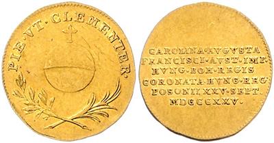 Franz I. und Maria Ludovica GOLD - Mince a medaile