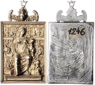 Galeazzo Mondella, genannt Moderno 1467-1528, Heilige Familie - Münzen und Medaillen