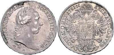 Josef II. - Münzen und Medaillen