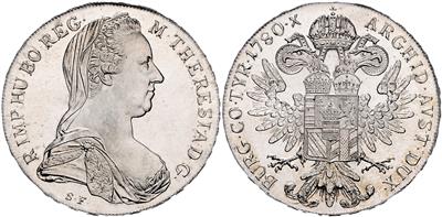 Maria Theresia nach 1780 - Monete e medaglie