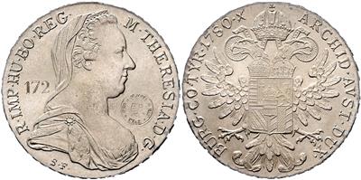 Maria Theresia nach 1780 - Mince a medaile