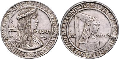 Maximilian I. und Maria von Burgund - Coins and medals