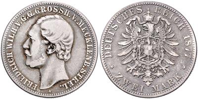 Mecklenburg-Strelitz, Friedrich Wilhelm 1860-1904 - Mince a medaile