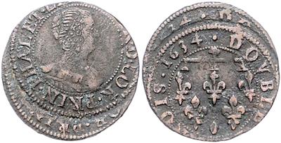Pfalzburg und Lichsheim, Henriette von Lothringen-Vaudemont 1630-1635 - Monete e medaglie