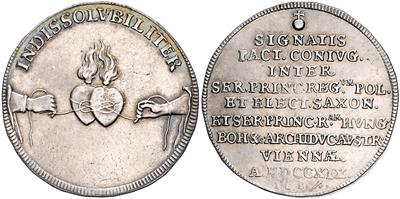 Sachsen A. L., Friedrich August I. 1694-1733 - Mince a medaile