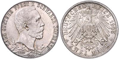 Schwarzburg-Sondershausen, Karl Günther 1880-1909 - Coins and medals