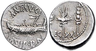 Marcus Antonius - Münzen und Medaillen