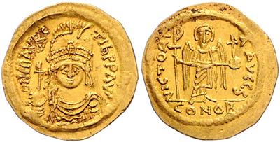 Mauricius Tiberius 582-602 GOLD - Coins and medals