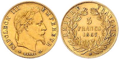 Napoleon III. 1852-1870 GOLD - Coins and medals