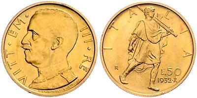 Vittorio Emanuele III. 1900-1946 GOLD - Coins and medals