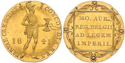Wilhelm II. 1840-1849 GOLD - Mince a medaile