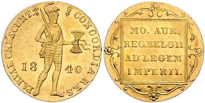 Willem I. 1815-1840 GOLD - Münzen und Medaillen