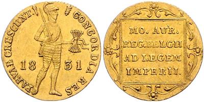 Willem I. GOLD - Münzen und Medaillen