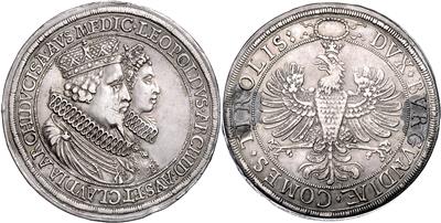 Eh. Leopold und Claudia von Medici - Coins, medals and paper money