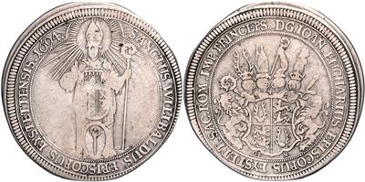 Eichstädt, Johann Eucharius von Castell 1685-1697 - Monete, medaglie e cartamoneta