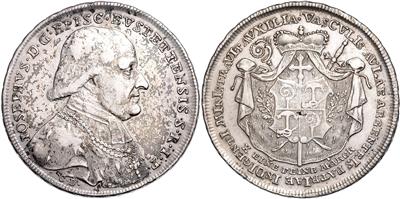 Eichstädt, Joseph Graf von Stubenberg 1790-1802 - Münzen, Medaillen und Papiergeld